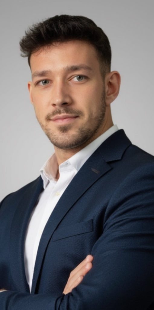 Porträt von Geschäftsführer Hendrik Merfels.